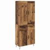 vidaXL Credenza Legno vecchio 69,5 x 34 x 180 cm Legno multistrato