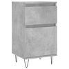 vidaXL Credenza Grigio Cemento 40x35x70 cm in Legno Multistrato