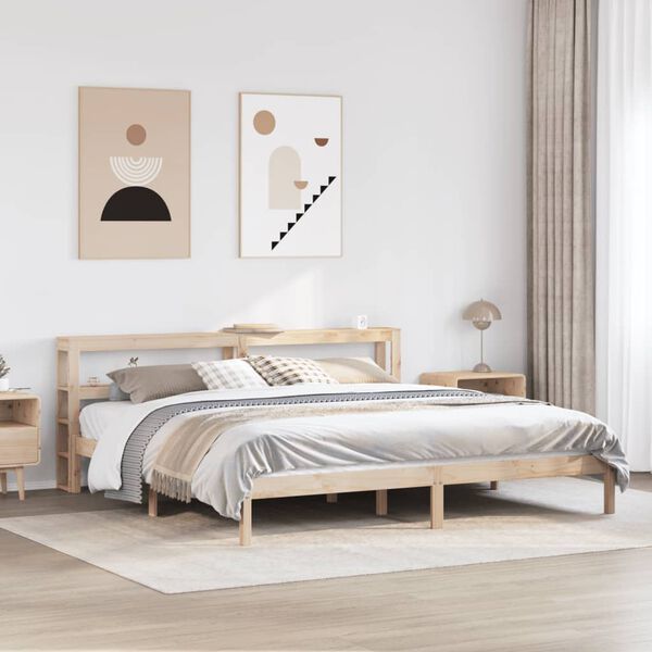 vidaXL Letto senza Materasso 180x200 cm in Legno Massello di Pino