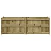 vidaXL Fioriera da Giardino 150x50x50 cm in Legno di Pino Impregnato