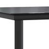 vidaXL Set da Pranzo Giardino 9pz con Cuscini Nero e Grigio Polyrattan