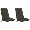 vidaXL Cuscini per Sedia Alta in 2 Pezzi VIANEN 2 pcs 100% Poliestere