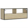 vidaXL Mobile TV Rovere Sonoma 100x31x39,5cm Legno Multistrato Metallo