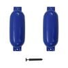 vidaXL Paraurti per Gommone 2 pz Blu 69x21,5 cm in PVC