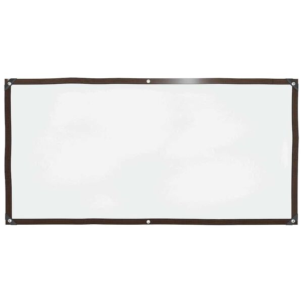 vidaXL Telone Trasparente con Occhielli 1x2 m in Polietilene