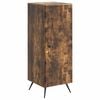 vidaXL Credenza Rovere Fumo 33 x 34,5 x 90 cm Legno ingegnerizzato