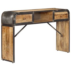 vidaXL Credenza 120x30x75 cm in Legno Massello di Mango