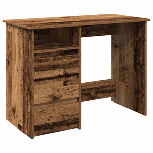 vidaXL Scrivania Legno Antico 102x50x75 cm in Legno Multistrato