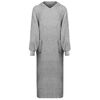 vidaXL Felpa coperta KINN Grigio XXL Cotone