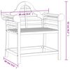 vidaXL Sedia da Giardino 88x60x92 cm in Legno Massello di Teak