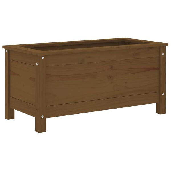 vidaXL Fioriera da Giardino Ambra 82,5x40x39 cm Legno Massello di Pino