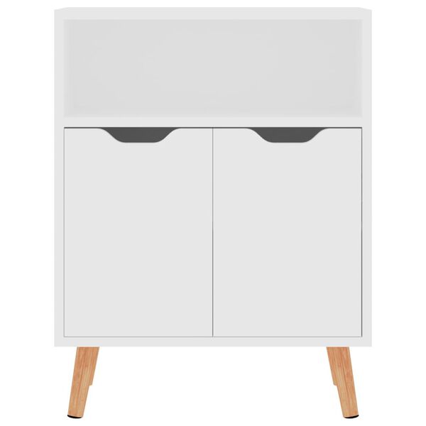 vidaXL Credenza Bianca 60x30x72 cm in Legno Multistrato