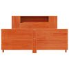 vidaXL Letto senza Materasso Marrone Cera 120x190 cm in Legno di Pino