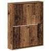 vidaXL Mobiletto per Scarpe da Muro EDE 71 x 17 x 86 cm Legno antico