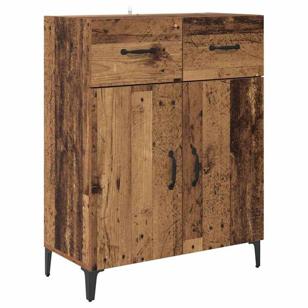 vidaXL Credenza Legno vecchio 69,5 x 34 x 90 cm Legno multistrato