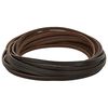 vidaXL Cinturino in pelle Marrone Scuro 200 x 0,3 cm Pelle