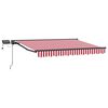 vidaXL Cornice per Tenda Manuale con LED 3 x 2,5 m