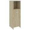 vidaXL Mobile da Bagno Rovere Sonoma 30x30x95 cm in Legno Multistrato