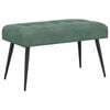 vidaXL Panchina con bottoni imbottiti Verde Mare 80 x 40 x 46 cm