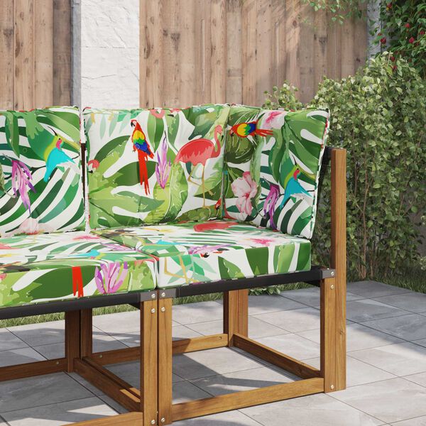 vidaXL Cuscino per divano da esterno 3 pcs colorato Poliestere