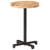 vidaXL Tavolino da Bistrot Rotondo &Oslash;50x75 cm in Legno di Mango Grezzo
