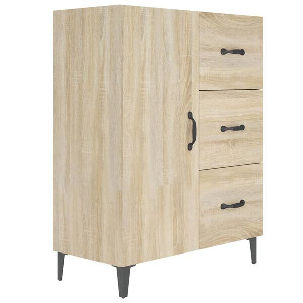 vidaXL Credenza Rovere Sonoma 69,5x34x90 cm in Legno Multistrato