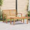 vidaXL Set Divano da Giardino Naturale Legno massello di teak