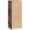 vidaXL Credenza Rovere Fumo 50x41x124 cm in Legno Multistrato
