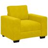 vidaXL Divano Sedia Giallo 100x77x82 cm Velluto