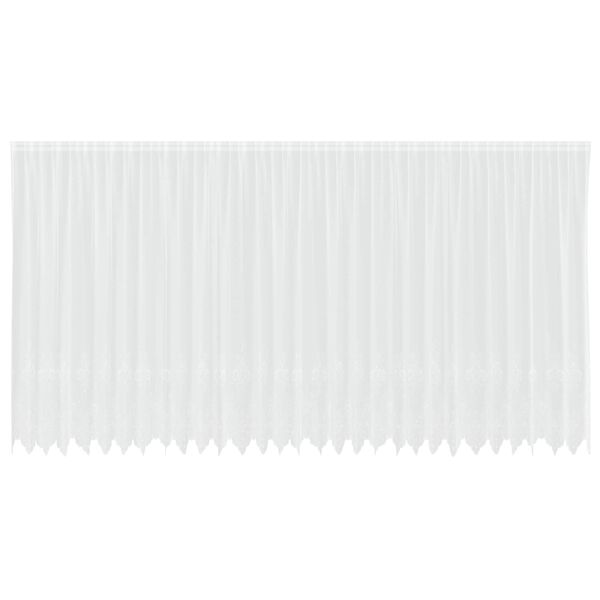 vidaXL Tenda in Pizzo con tende Bianco 245 x 750 cm Poliestere