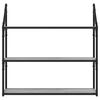 vidaXL Scaffale Parete 3Ripiani Grigio Sonoma 80x21x78,5cm Multistrato