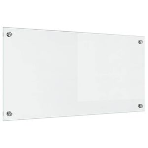 vidaXL Rivestimento da Cucina Trasparente 80 x 40 cm vetro temperato