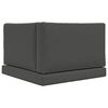 vidaXL Cuscino per divano da esterno 3 pcs Antracite Poliestere