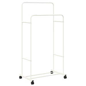 vidaXL Stendibiancheria Bianco 80 x 53 x 156 cm