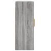 vidaXL Mobile a Parete Grigio Sonoma 69,5x34x90 cm Legno Multistrato