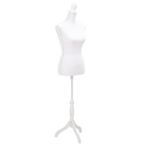 vidaXL Busto Sartoriale Donna Bianco