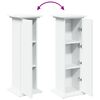 vidaXL Supporto Espositivo Portaoggetti Bianco 31x30x90 cm Truciolato