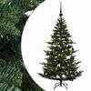 vidaXL Albero di Natale artificiale con palline 120 cm 150 LED
