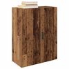 vidaXL Mobiletto a muro 2 pcs Legno vecchio 69,5 x 34 x 90 cm