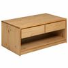 vidaXL Tavolino Salotto SAUDA Rovere 99x55x45 cm Legno Massello Pino