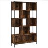 vidaXL Libreria Rovere Fumo 102x28x172 cm in Legno Multistrato