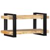 vidaXL Mensola da Parete 70x33x35 cm in Legno Massello di Mango Grezzo