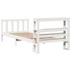 vidaXL Letto senza Materasso Bianco 90x200 cm Legno Massello di Pino