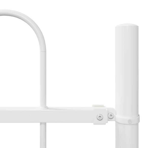 vidaXL Recinzione per Giardino 4 pcs Bianco 6,8 x 0,8 m