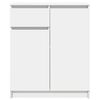 vidaXL Credenza con Cassetto Bianco 71x35x84 cm in Legno Multistrato