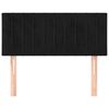vidaXL Testiera Nera 100x5x78/88 cm in Velluto