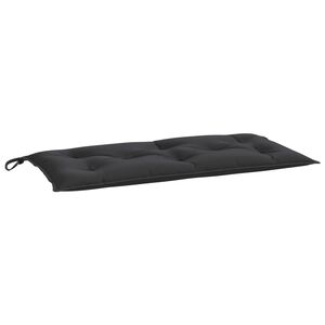 vidaXL Cuscino per Panca Nero 100x50x7 cm in Tessuto Oxford