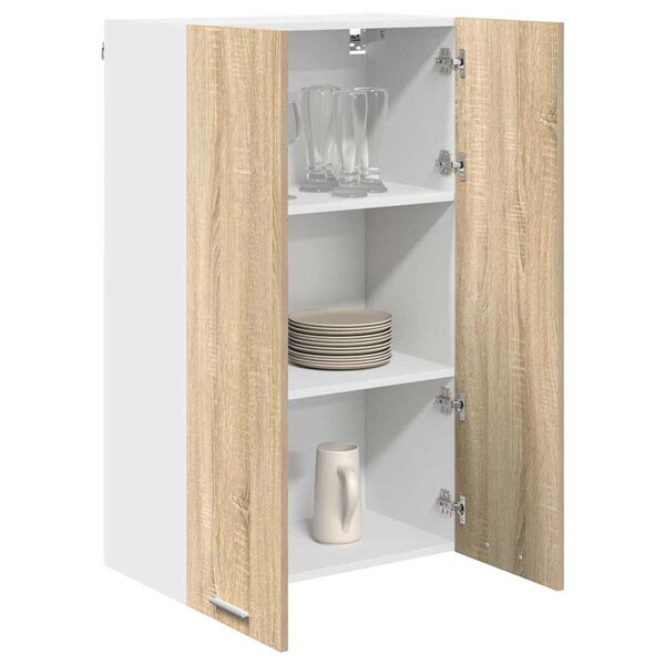 vidaXL Armadio pensile con porta Rovere Sonoma 60 x 31 x 100 cm