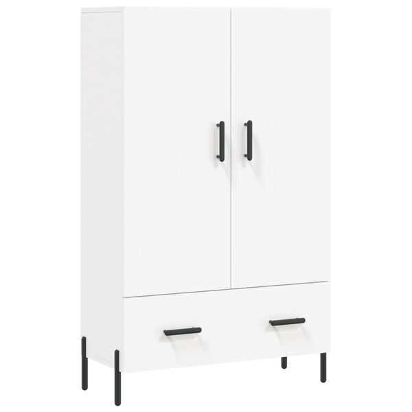 vidaXL Credenza Bianca 69,5x31x115 cm in Legno Multistrato
