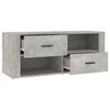 vidaXL Mobile per TV Grigio Cemento 100x35x40 cm Legno Multistrato